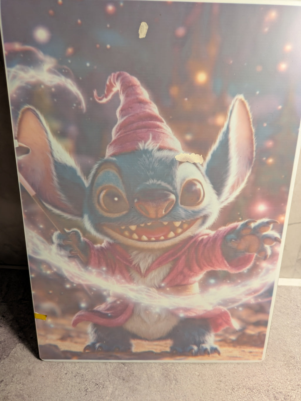 Stitch Wizard glass cutting board - textured view 2