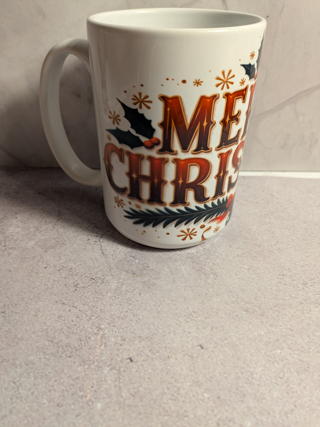 Merry Christmas mug front view