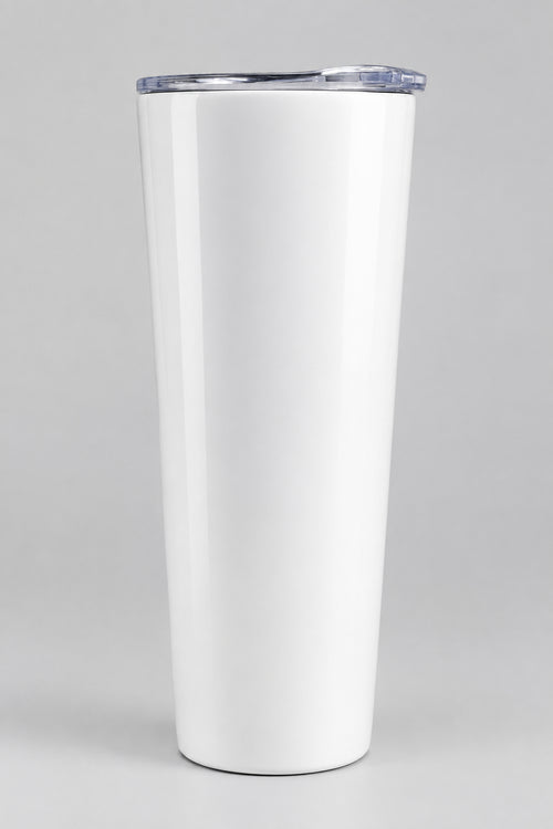 Christmas Highland Cow 20 oz Tumbler - Side view