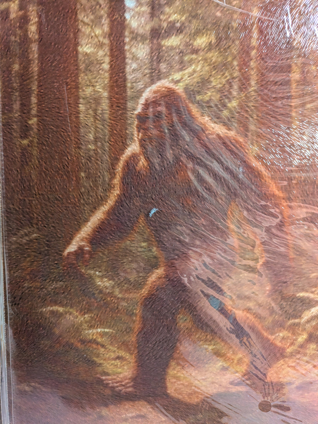 Bigfoot glass cutting board full view