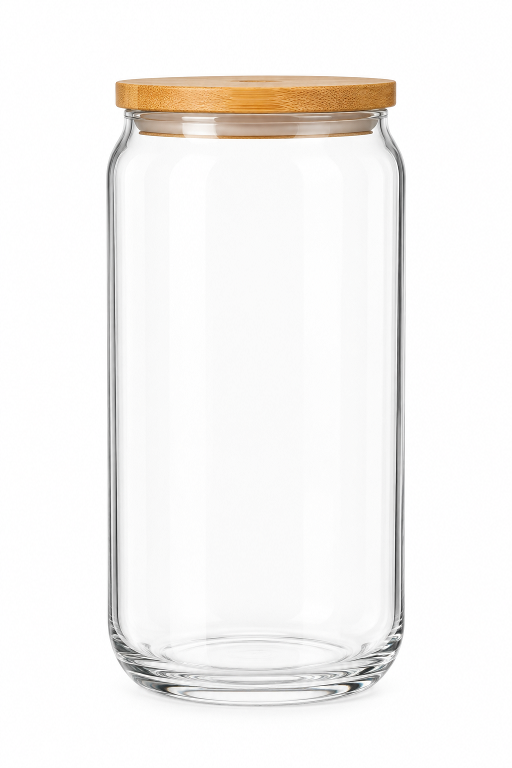 Clear 16oz Glass Can Tumbler - Plain View