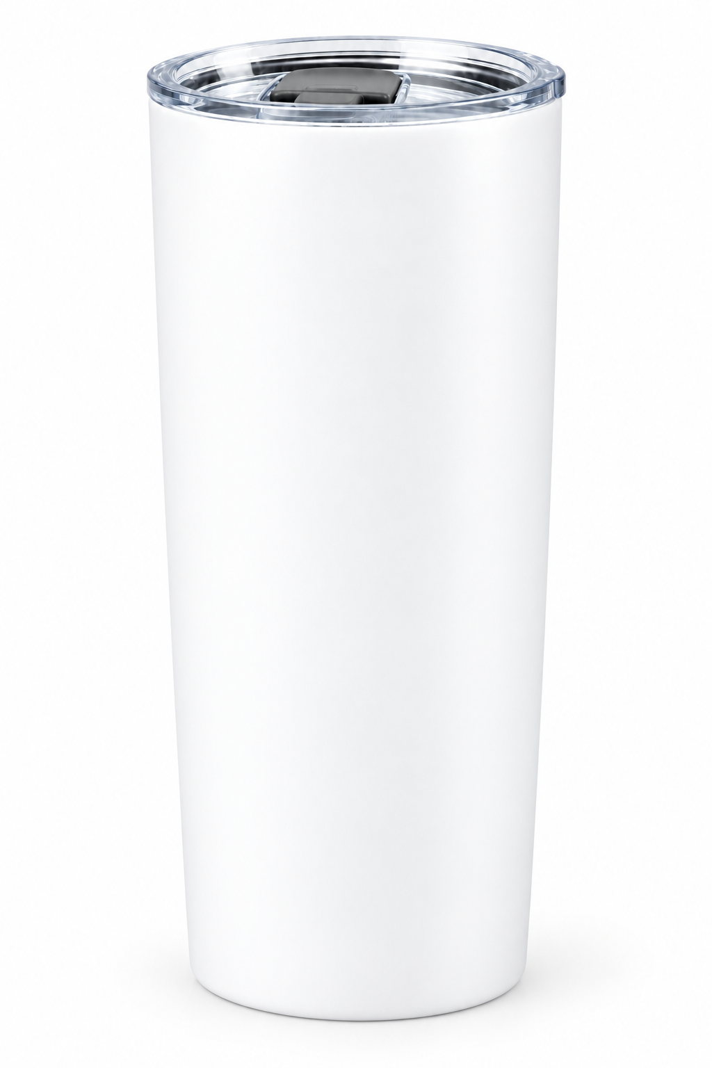 WTF Where's the Food Raccoon 20oz White Tumbler - Back View